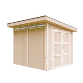 Abri de jardin en bois en panneaux LP SmartSide 6 m² - Abri de jardin sans plancher L294xL279xH237 cm - Timbela M903AB