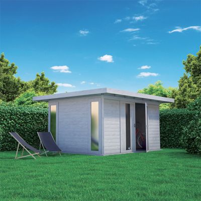 Abri de jardin en bois, Ep. 28 mm, 12 m²