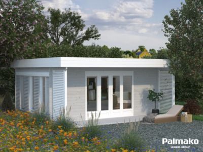 Abri de jardin en bois épicéa Caroline Palmako ép.44mm 20,2m²