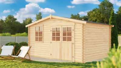 Abri de jardin en bois Gyula 12m²