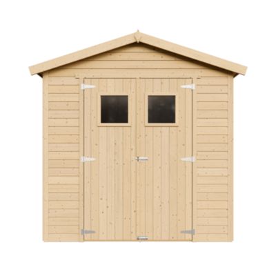 Abri de Jardin en Bois - H228x222x233 cm/4,2 m² - M351 - Timbela