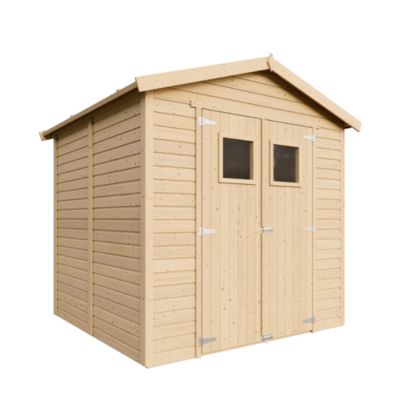 Abri de Jardin en Bois - H228x222x233 cm/4,2 m² - M351 - Timbela