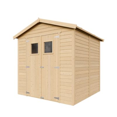 Abri de Jardin en Bois - H228x222x233 cm/4,2 m² - M351 - Timbela