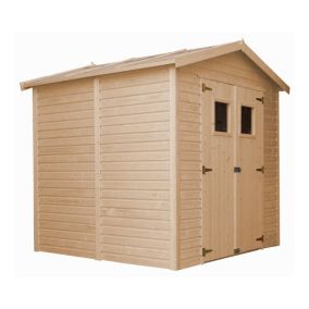 Abri de Jardin en Bois - H228x222x233 cm/4,2 m²  - TIMBELA M351