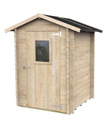 Abri de jardin en bois Hobby 1.54m² Alce 146cmx146cm