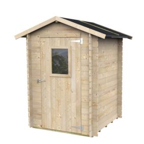 Abri de jardin en bois Hobby 1.54m² Alce 146cmx146cm