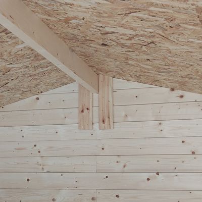 Abri de jardin en bois Hobby 1.54m² Alce 146cmx146cm