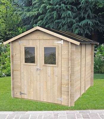 Abri de jardin en bois Hobby 3.98m² Alce 198cm x 248cm