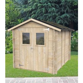 Abri de jardin en bois Hobby 3.98m² Alce 198cm x 248cm