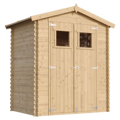 Abri de jardin en bois - I196xL136xH218 cm/ 1.98 m2 M367 - Timbela