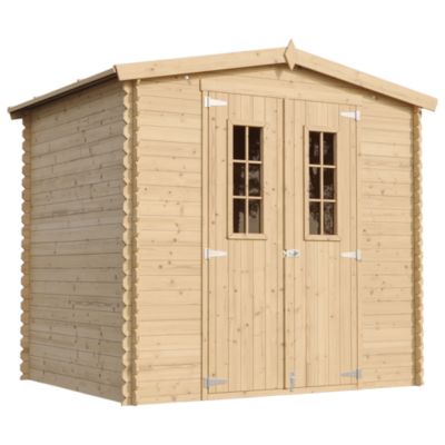 Abri de jardin en bois - I236xL226xH218 cm/ 4.33 m2 - M369C - Timbela