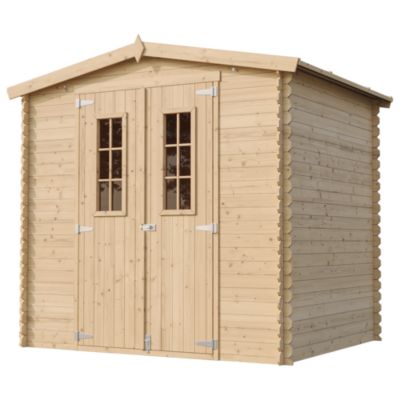 Abri de jardin en bois - I236xL226xH218 cm/ 4.33 m2 - M369C - Timbela