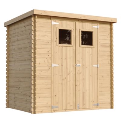 Abri de jardin en bois l204xL142xH200cm/2.22m2 M311 - Timbela