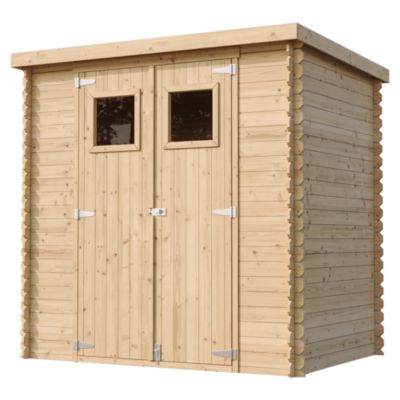 Abri de jardin en bois l204xL142xH200cm/2.22m2 M311 - Timbela