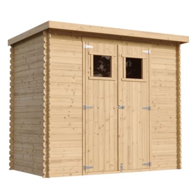 Abri de jardin en bois - l239xL142xH200cm/2.63 m2 M310 - Timbela