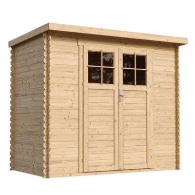 Abri de jardin en bois -porte verrouillable de haute qualité - 2.63 m2 - M310F - Timbela