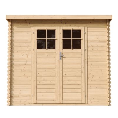 Abri de jardin en bois -porte verrouillable de haute qualité - 2.63 m2 - M310F - Timbela