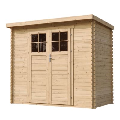 Abri de jardin en bois -porte verrouillable de haute qualité - 2.63 m2 - M310F - Timbela