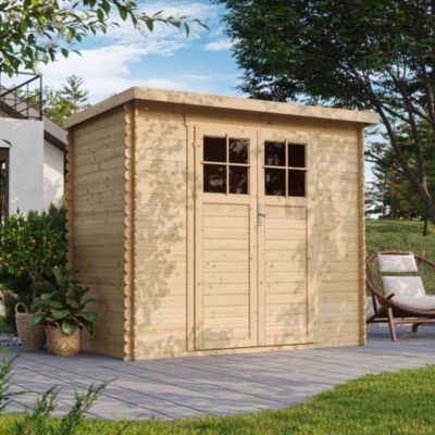 Abri de jardin en bois -porte verrouillable de haute qualité - 2.63 m2 - M310F - Timbela