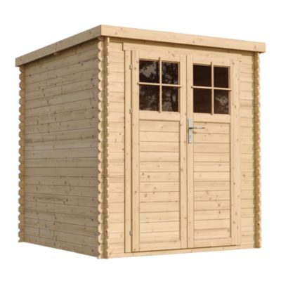 Abri de jardin en bois - porte verrouillable de haute qualité - 3.53 m2 M309F - Timbela