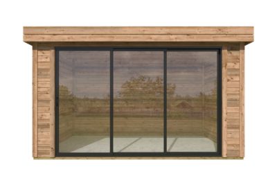 Abri de jardin en bois Scala 2 Lasita Maja surface extérieure totale 12,2m²