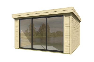 Abri de jardin en bois Scala 3 Lasita Maja surface totale extérieure 16,2m²