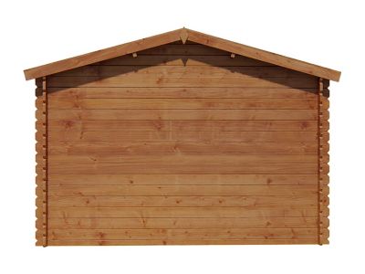Abri de jardin en bois traité par autoclave 9,91 m² épaisseur 28 mm - HORTUSA