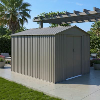 Abri de jardin en métal - MJ 7,9 m² - Anthracite