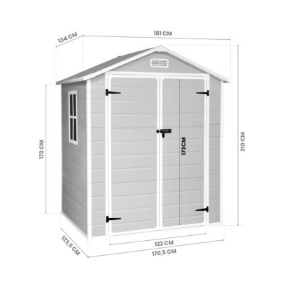Abri De Jardin Pvc Avec Plancher Inclus