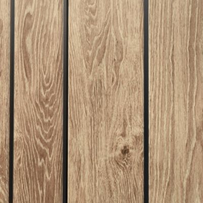 Abri de jardin en résine 5,02 m² Oak O50 - Plancher inclus - Fenêtre latérale - Effet bois premium - Double porte large