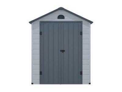 Abri de jardin en résine gris 3,65 m² - CESIO