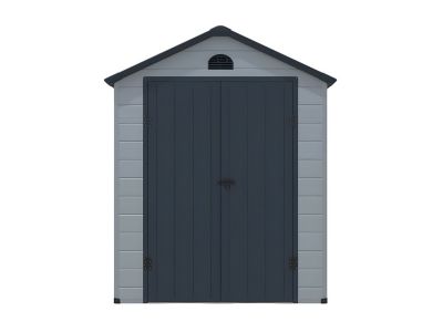 Abri de jardin en résine gris 5,32 m² - CESIO