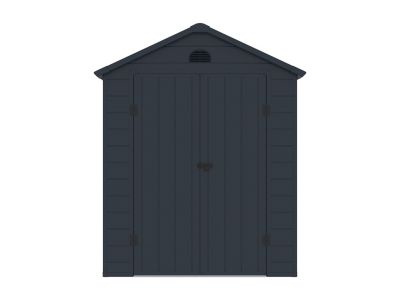 Abri de jardin en résine gris anthracite 5,32 m² - CESIO
