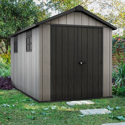 Abri de jardin en résine Keter 10m² - OAKLAND BROSSIUM 7513 - Gris