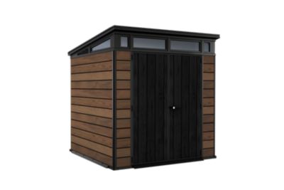 Abri de jardin en résine effet bois 4,7 m², Keter Walnut Signature 77