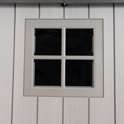 Abri de jardin en résine Stormdust Lifetime coloris gris & anthracite surface extérieure 4,58 m²