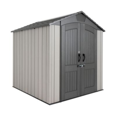 Abri de jardin en résine Stormdust Lifetime coloris gris & anthracite surface extérieure 4,58 m²