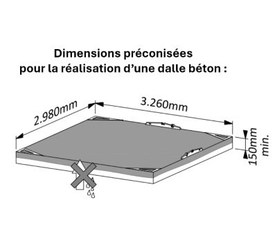 Abri de jardin Filéo bois naturel ép.28 mm surface totale 10.35m²