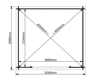 Abri de jardin Filéo bois naturel ép.28 mm surface totale 10.35m²