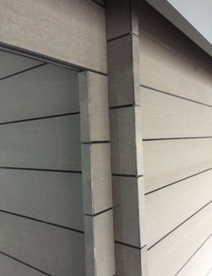 Abri de jardin Green Outside toit plat en composite coloris gris ép.28 mm surface extérieure 10 m²