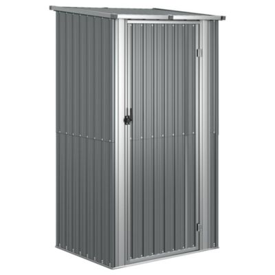 Abri de jardin Gris 118,5x97x209,5 cm Acier galvanisé vidaXL