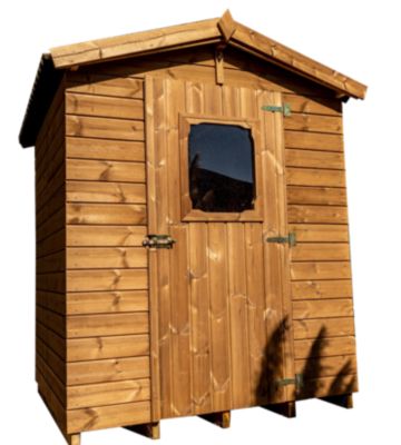 Abri de jardin Habrita bois l.176 x P.184 x H.201,7 cm surface totale 3,24m²
