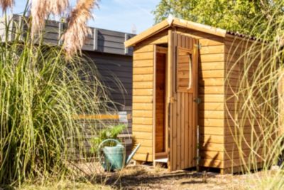 Abri de jardin Habrita bois l.176 x P.184 x H.201,7 cm surface totale 3,24m²