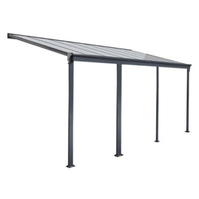 Abri de Jardin HOME DELUXE en Aluminium surface totale 19 m2 gris