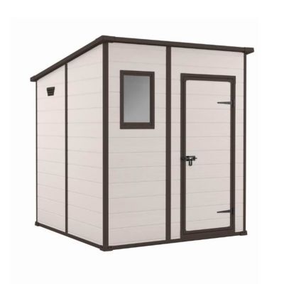 Abri de jardin - Keter - Manor Pent 6x6 - Résine renforcée - Avec fenêtre - Montage simple