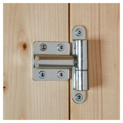 Abri de jardin Klikstrom Taman bois naturel ép.34 mm surface totale 16.5m²