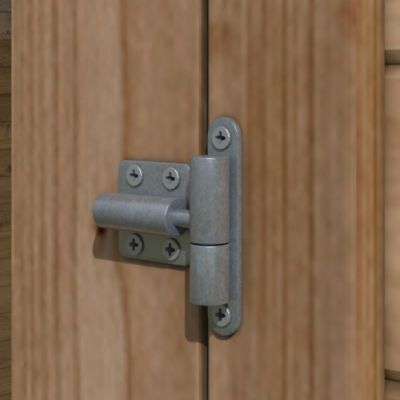 Abri de jardin Klikstrom Taman bois traité autoclave marron ép.34 mm toiture monopente  surface totale 19,5 m²