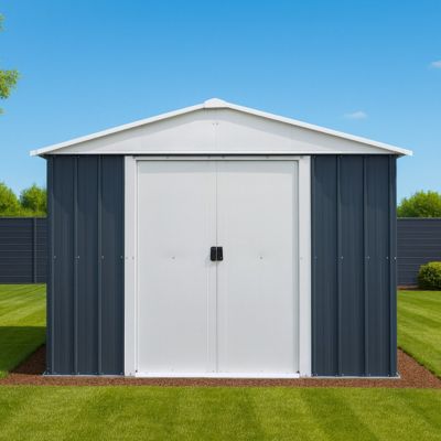 Abri de Jardin métal anthracite 7,21 m2