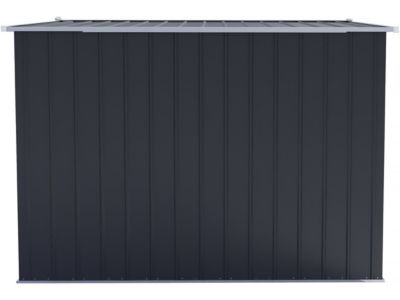 Abri de jardin métal avec porte coulissante "Boston"  8 m²  Gris