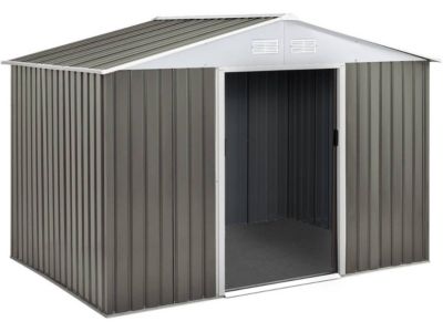 Abri de jardin métal "Dallas"  4,07 m²  Taupe